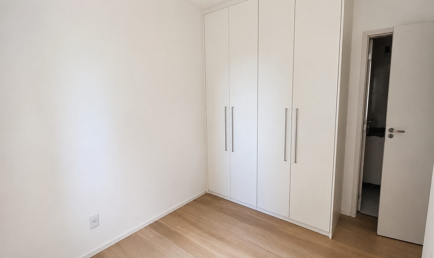 Quarto com armário planejado