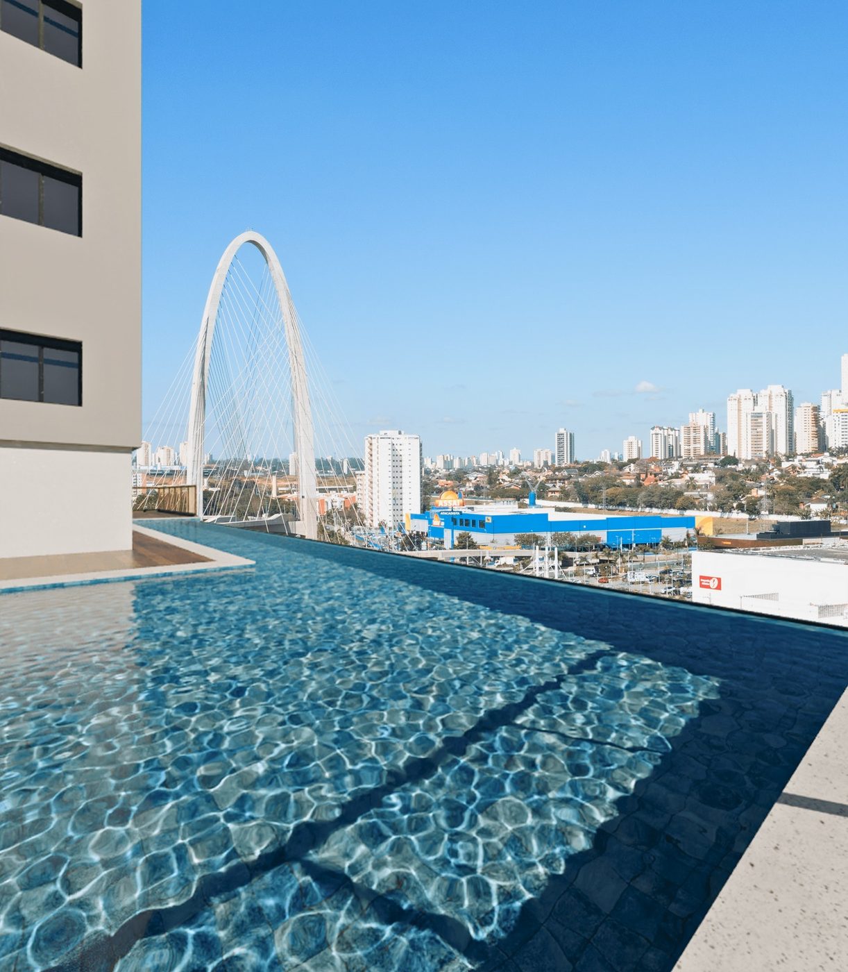 Piscina de borda infinita