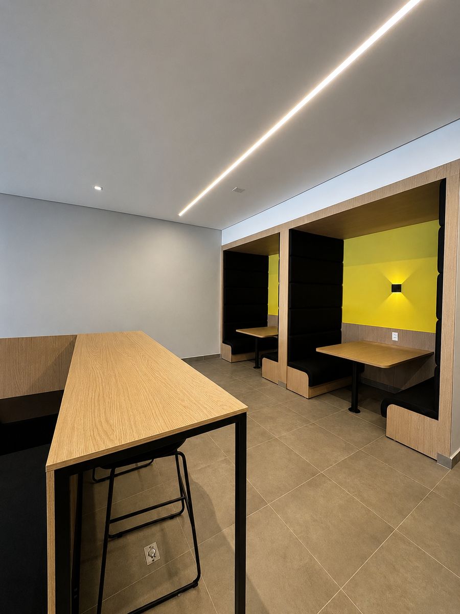 Lobby com coworking