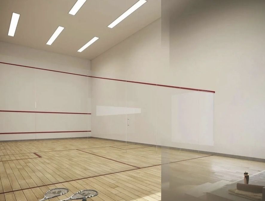 Quadra de squash, projeto